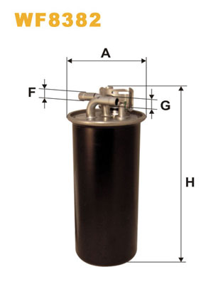 Brandstoffilter Wix Filters WF8382