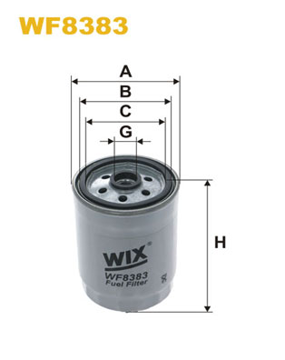 Brandstoffilter Wix Filters WF8383