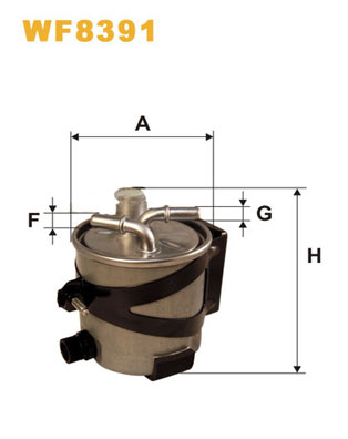 Brandstoffilter Wix Filters WF8391