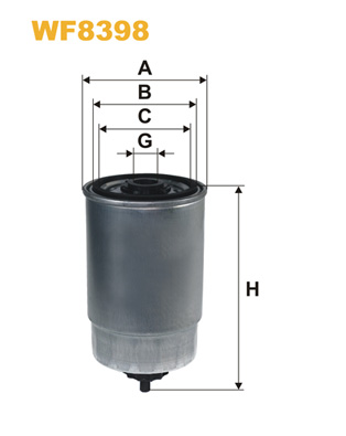 Brandstoffilter Wix Filters WF8398