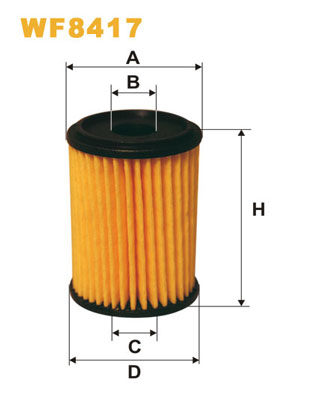 Brandstoffilter Wix Filters WF8417