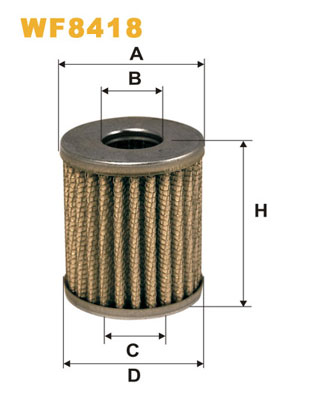 Brandstoffilter Wix Filters WF8418