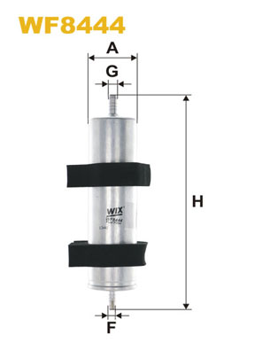 Brandstoffilter Wix Filters WF8444