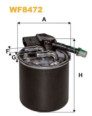 Brandstoffilter Wix Filters WF8472