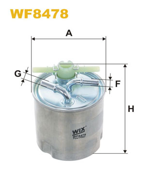 Brandstoffilter Wix Filters WF8478