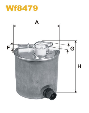 Brandstoffilter Wix Filters WF8479