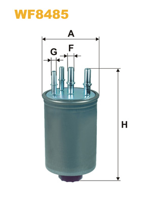 Brandstoffilter Wix Filters WF8485