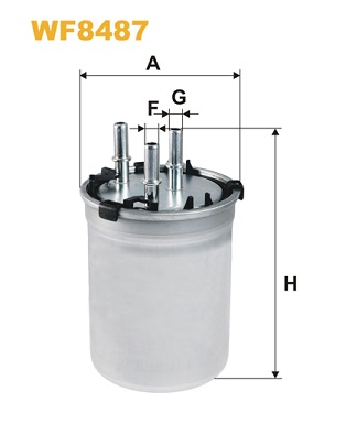 Brandstoffilter Wix Filters WF8487