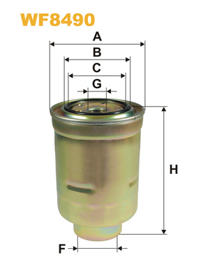 Brandstoffilter Wix Filters WF8490