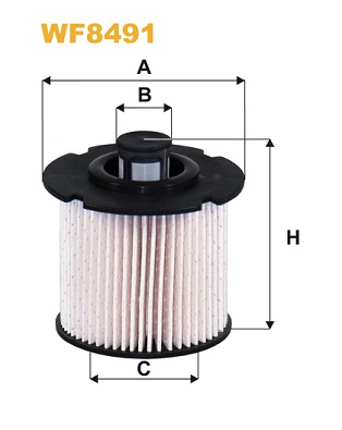 Brandstoffilter Wix Filters WF8491