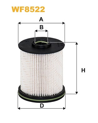 Brandstoffilter Wix Filters WF8522