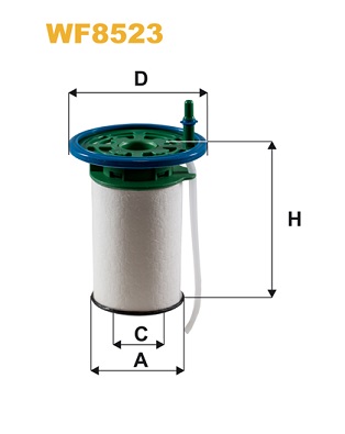 Brandstoffilter Wix Filters WF8523