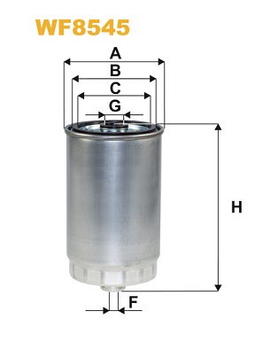 Brandstoffilter Wix Filters WF8545