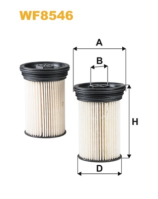 Brandstoffilter Wix Filters WF8546