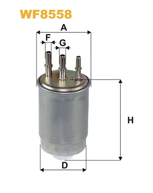 Brandstoffilter Wix Filters WF8558