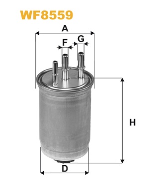 Brandstoffilter Wix Filters WF8569