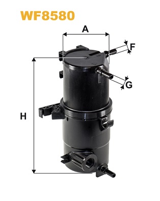 Brandstoffilter Wix Filters WF8580