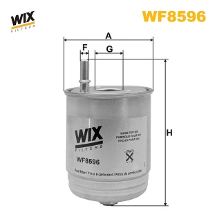 Brandstoffilter Wix Filters WF8596