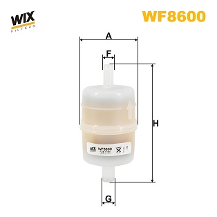 Brandstoffilter Wix Filters WF8600