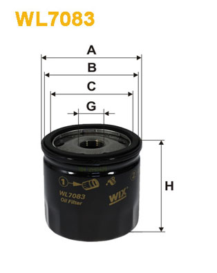 Oliefilter Wix Filters WL7083