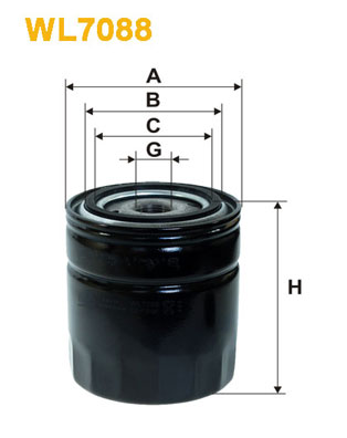 Oliefilter Wix Filters WL7088