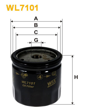 Oliefilter Wix Filters WL7101