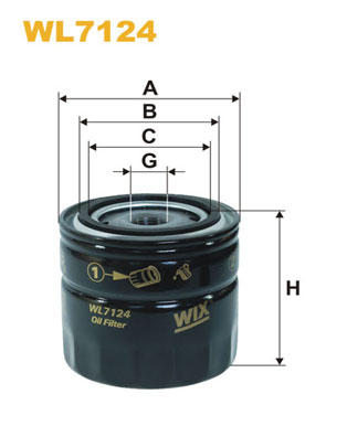 Filter/oliezeef automaatbak Wix Filters WL7124