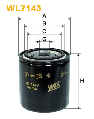 Hydrauliekfilter Wix Filters WL7143