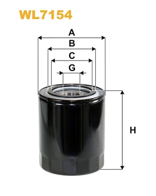 Oliefilter Wix Filters WL7154