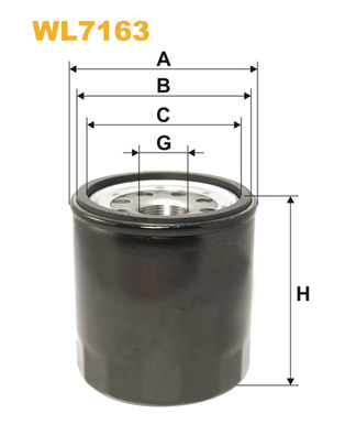 Oliefilter Wix Filters WL7163