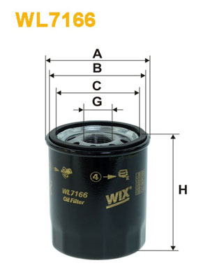 Oliefilter Wix Filters WL7166