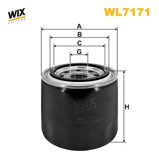 Oliefilter Wix Filters WL7171