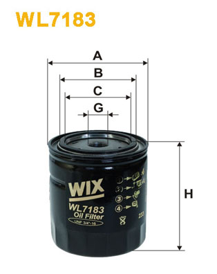Oliefilter Wix Filters WL7183