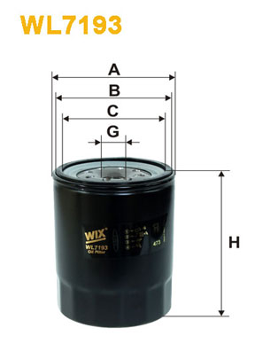 Oliefilter Wix Filters WL7193