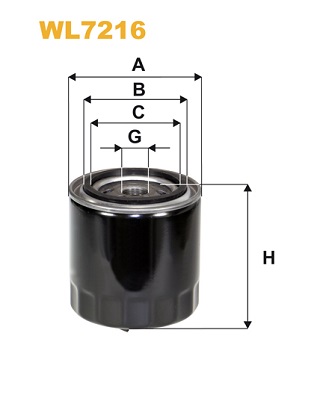 Oliefilter Wix Filters WL7216