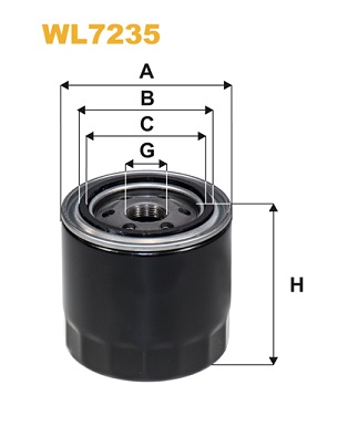 Oliefilter Wix Filters WL7235