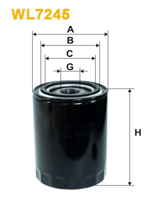 Hydrauliekfilter Wix Filters WL7245