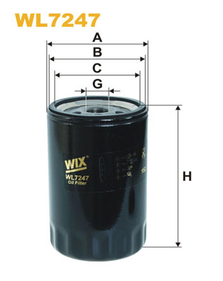 Oliefilter Wix Filters WL7247