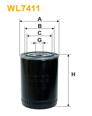 Oliefilter Wix Filters WL7411