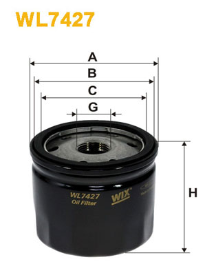 Oliefilter Wix Filters WL7427