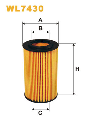 Oliefilter Wix Filters WL7430