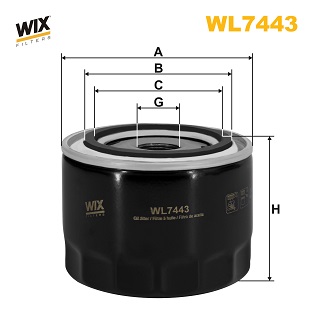 Oliefilter Wix Filters WL7443