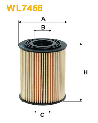 Oliefilter Wix Filters WL7458