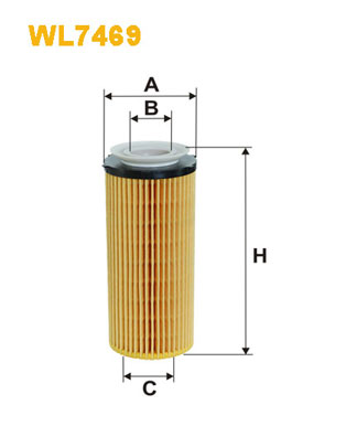 Oliefilter Wix Filters WL7469