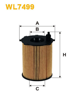 Oliefilter Wix Filters WL7499