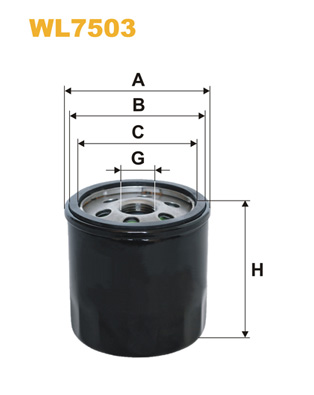 Oliefilter Wix Filters WL7503