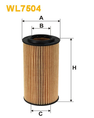 Oliefilter Wix Filters WL7504