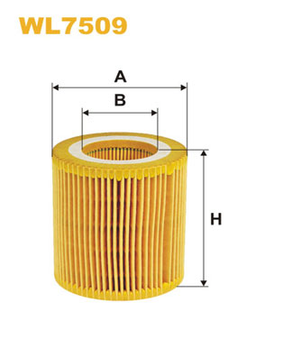 Oliefilter Wix Filters WL7509