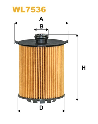 Oliefilter Wix Filters WL7536