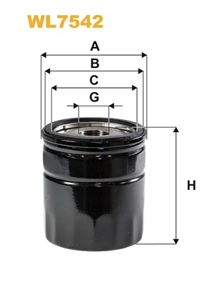 Oliefilter Wix Filters WL7542
